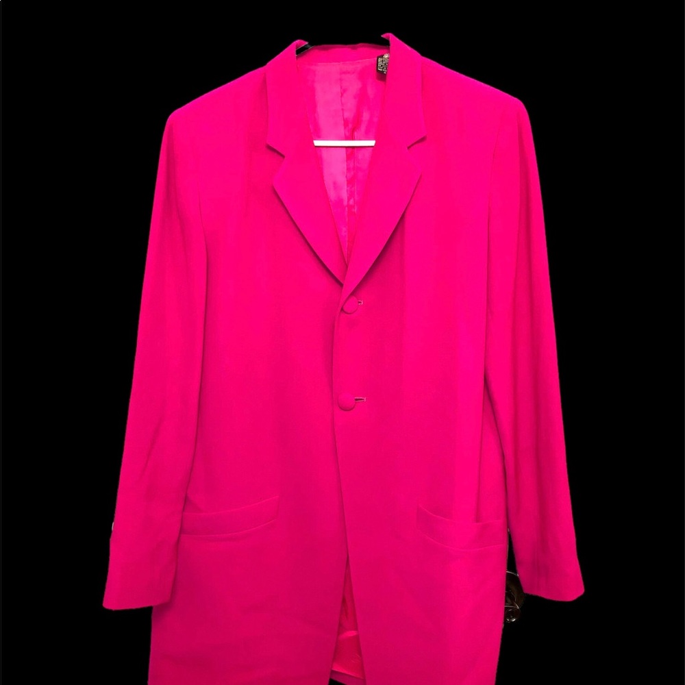 Vintage HOT PINK 100% Wool Jacket